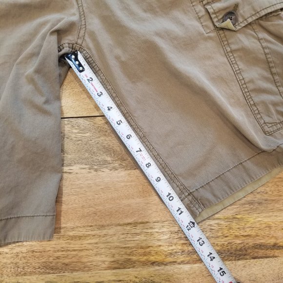 12" Cargo Shorts (Brown/Khaki) - Picture 4 of 5